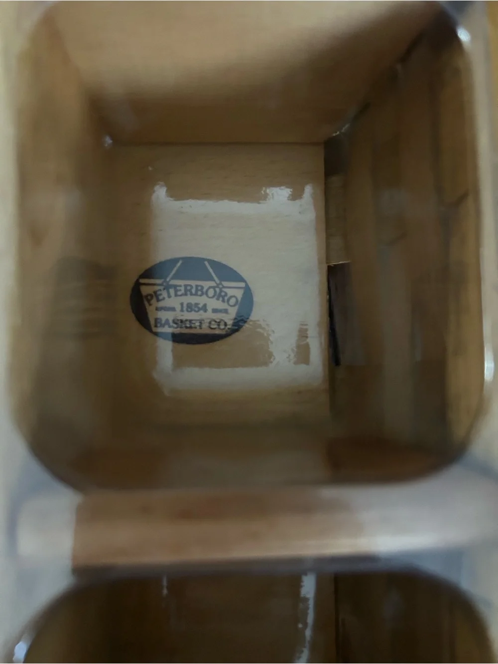 Peterboro Basket Buffet Caddy Snack Basket Chip Dip